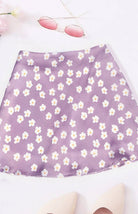 Satin Print A Fashion Sexy Half - Body Skirt - ElegantAlpha®