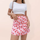 Satin Print A Fashion Sexy Half - Body Skirt - ElegantAlpha®