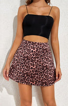 Satin Print A Fashion Sexy Half - Body Skirt - ElegantAlpha®