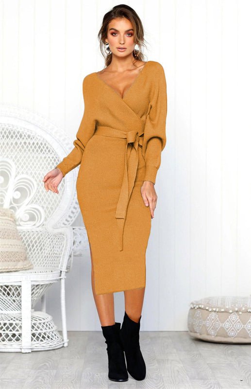 Sexy Long-Sleeved Dress - ElegantAlpha®