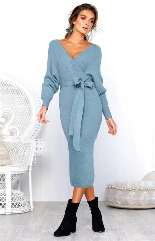 Sexy Long-Sleeved Dress - ElegantAlpha®