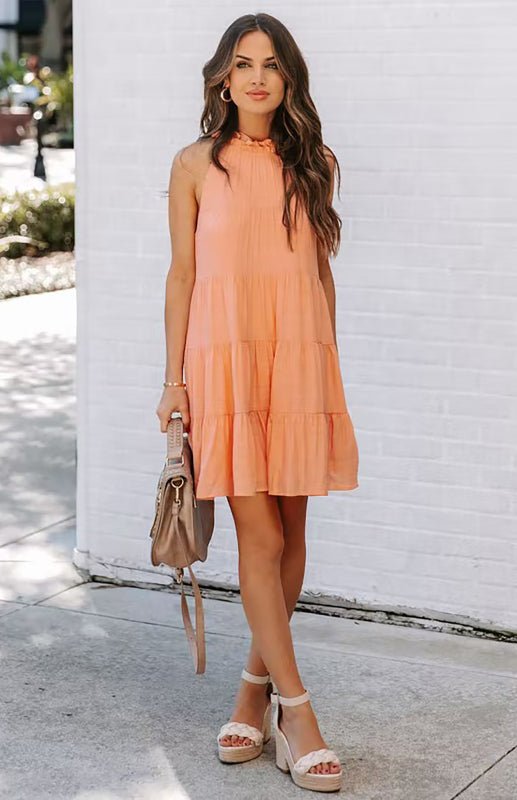 Sleeveless Loose Dress - ElegantAlpha