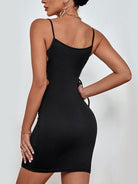 Sling Black Sleeveless Dress - ElegantAlpha®