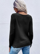 Solid color bottoming knitted sweater - ElegantAlpha®