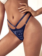 Solid color lace low - rise sexy panties - ElegantAlpha