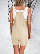 Solid color suspender jumpsuits - ElegantAlpha