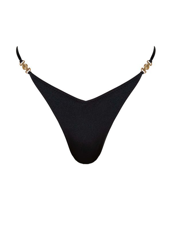 Split backless strappy bikini - ElegantAlpha