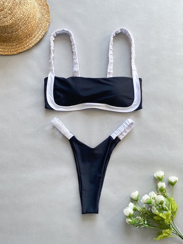 Split stitched bikini - ElegantAlpha