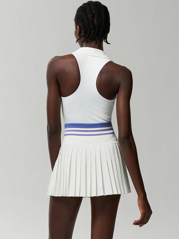 Sports Fitness Tennis Skirt Suit - ElegantAlpha