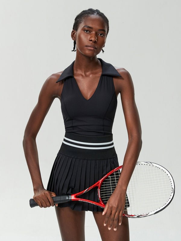 Sports Fitness Tennis Skirt Suit - ElegantAlpha