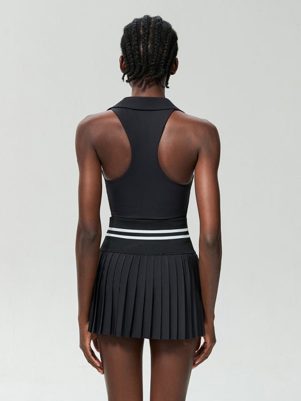 Sports Fitness Tennis Skirt Suit - ElegantAlpha