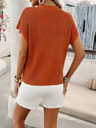 Spring and summer casual knitted shorts suit - ElegantAlpha