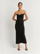 Strapless woolen dress - ElegantAlpha