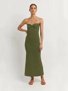 Strapless woolen dress - ElegantAlpha