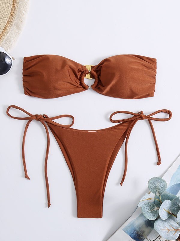 Strappy split bikini - ElegantAlpha