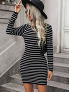 Striped Pullover Sweater - ElegantAlpha