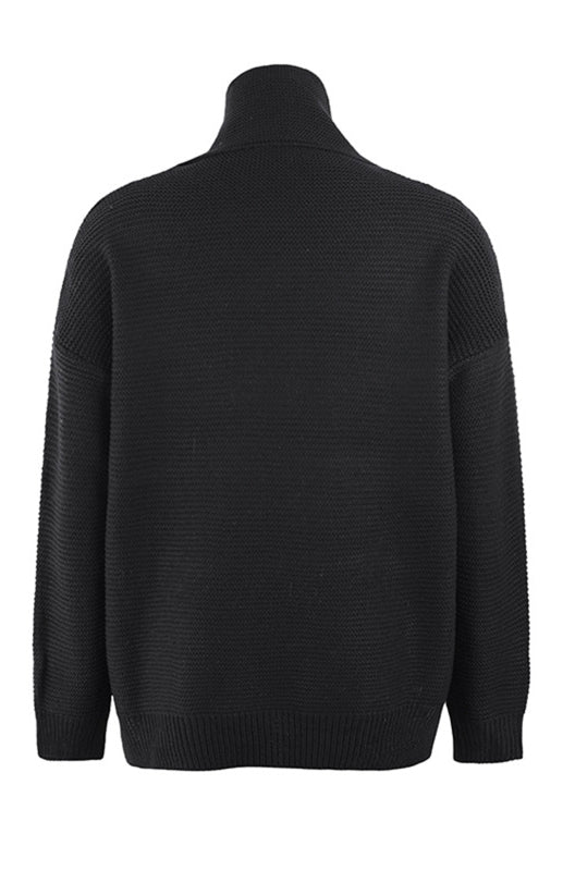 Thick Knit Turtle Neck Pullover Sweater - ElegantAlpha®