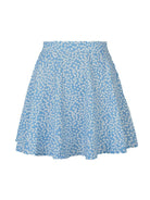 Umbrella invisible zipper chiffon printed skirt - ElegantAlpha®