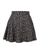 Umbrella invisible zipper chiffon printed skirt - ElegantAlpha®