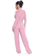 V - neck long sleeve jumpsuit - ElegantAlpha