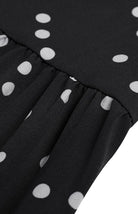 V Neck Sling Polka Dot Dress Long Dress - ElegantAlpha