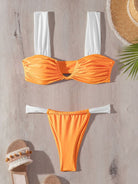 V pleated bikini - ElegantAlpha®