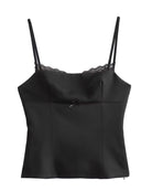 Versatile slim fit satin camisole - ElegantAlpha