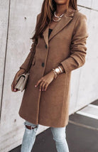 Winter Leisure Long Sleeve Coat - ElegantAlpha®