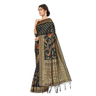 Women's Banarasi Silk Saree (Black, 5 - 6mtrs) - ElegantAlpha