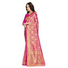 Women's Banarasi Silk Saree (Pink, 5 - 6mtrs) - ElegantAlpha