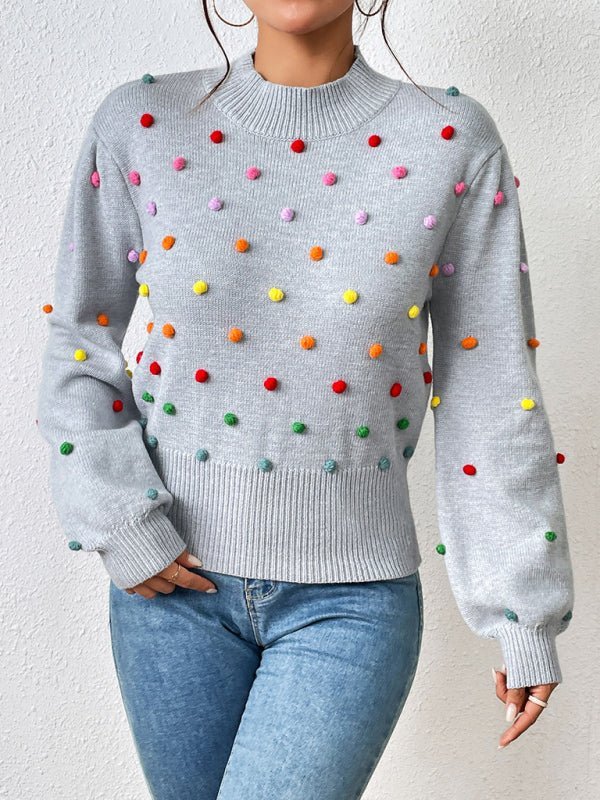 Women's Beaded Knitwear Sweater - ElegantAlpha®