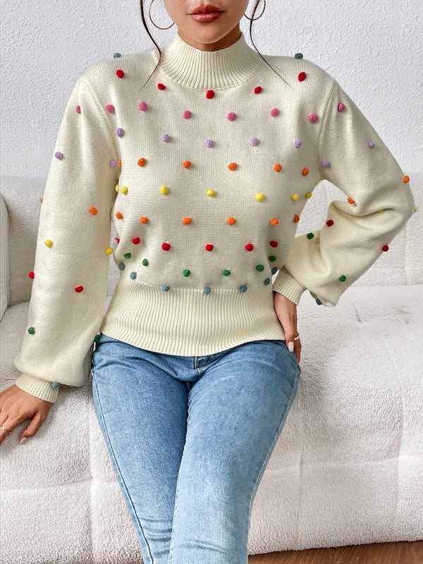 Women's Beaded Knitwear Sweater - ElegantAlpha®