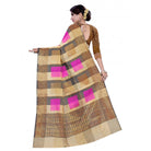 Women's Cotton, Jacqaurd Saree With Blouse (Multi Color, 5 - 6 Mtrs) - ElegantAlpha