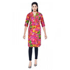 Women's Cotton Kurtis (Pink, L) - ElegantAlpha