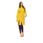 Women's Cotton Kurtis (Yellow, L) - ElegantAlpha