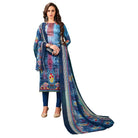 Women's Cotton Unstitched Salwar - Suit Material With Dupatta (Multi, 2 - 2.5mtrs) - ElegantAlpha