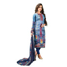 Women's Cotton Unstitched Salwar - Suit Material With Dupatta (Multi, 2 - 2.5mtrs) - ElegantAlpha