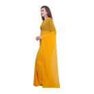 Women's Dyed Saree(Yellow,5 - 6 Mtrs) - ElegantAlpha