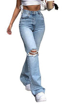 Women's Fashion Wide Leg Flared Jeans - ElegantAlpha®