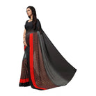 Women's Georgette Saree(Black,5 - 6 Mtrs) - ElegantAlpha