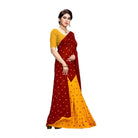 Women's Georgette Saree(Red,5 - 6 Mtrs) - ElegantAlpha