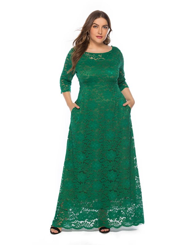 Women's new elegant lace dress - ElegantAlpha