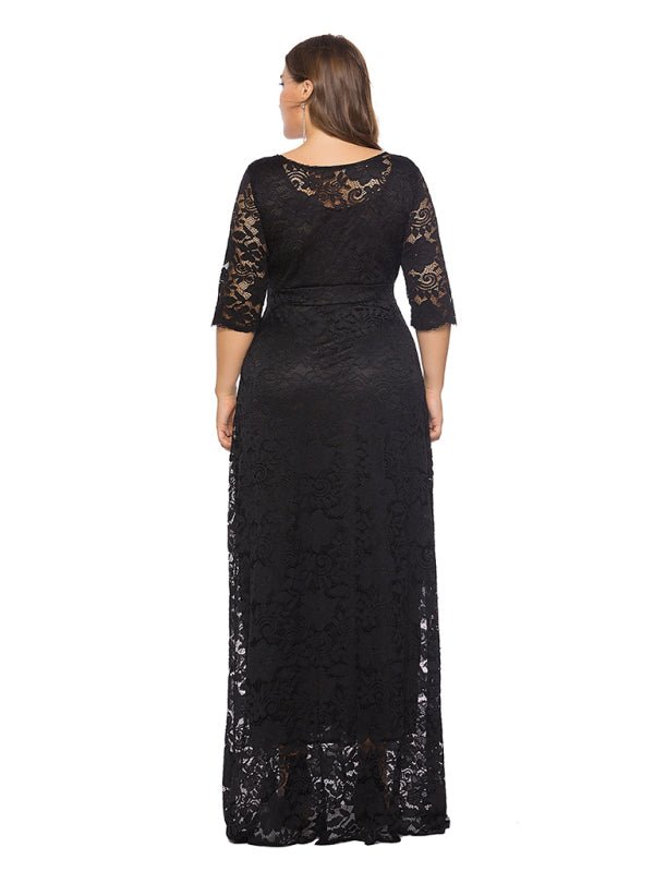 Women's new elegant lace dress - ElegantAlpha