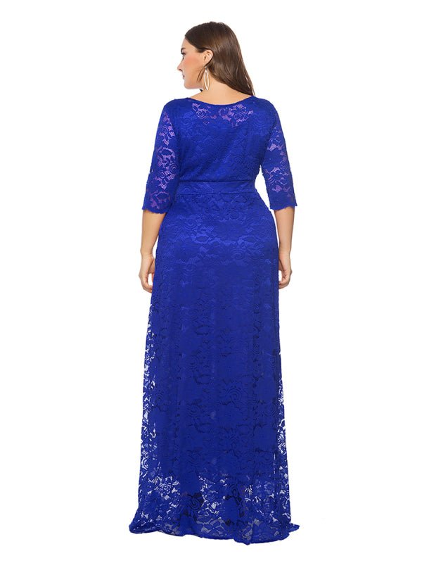 Women's new elegant lace dress - ElegantAlpha