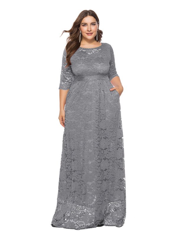 Women's new elegant lace dress - ElegantAlpha