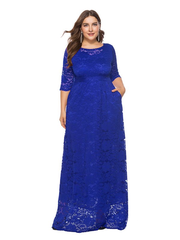 Women's new elegant lace dress - ElegantAlpha