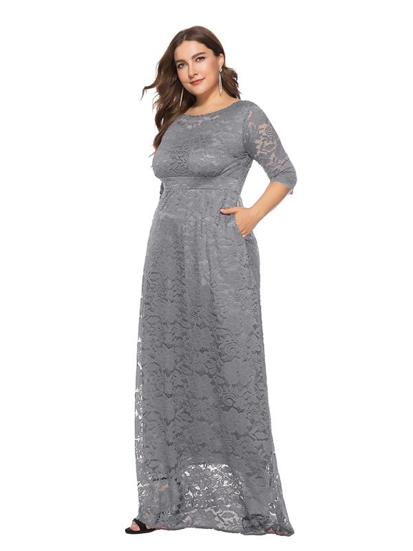 Women's new elegant lace dress - ElegantAlpha