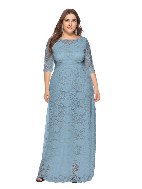 Women's new elegant lace dress - ElegantAlpha