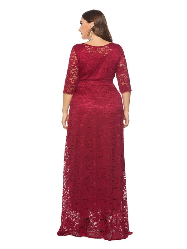 Women's new elegant lace dress - ElegantAlpha