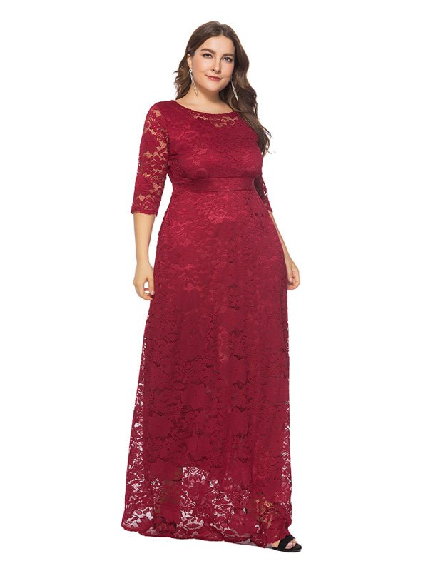 Women's new elegant lace dress - ElegantAlpha